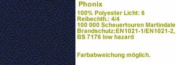 Stoff yp100 blau 100.000 Scheuert.