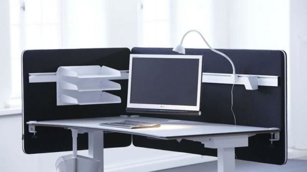 akustische sichtschutzwand fuer schreibtische a30 verstaerkte ausfuehrung