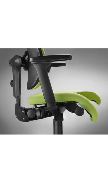 arthrodesenstuhl mit abgeklapptem sitz
