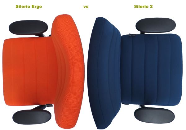 buerostuhl silerio ergo vs buerostuhl silerio 2