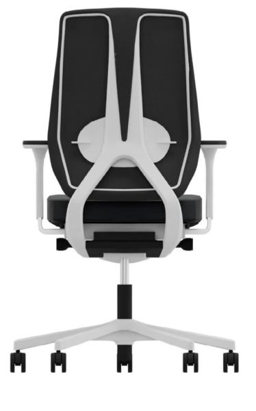 denuo swivel chair mesh plus white