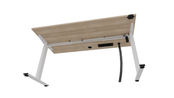 ecomo schreibtisch hoehenverstellbar von unten