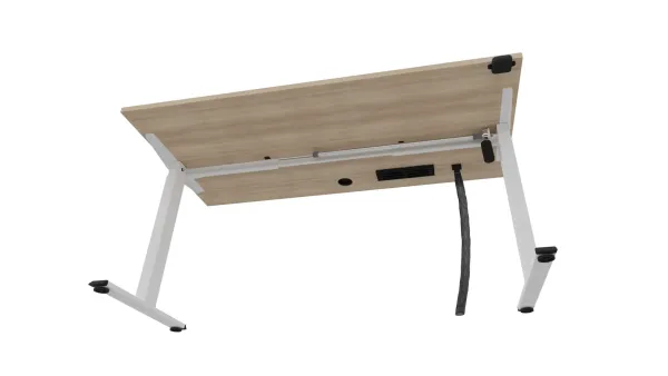 ecomo schreibtisch hoehenverstellbar von unten.webp