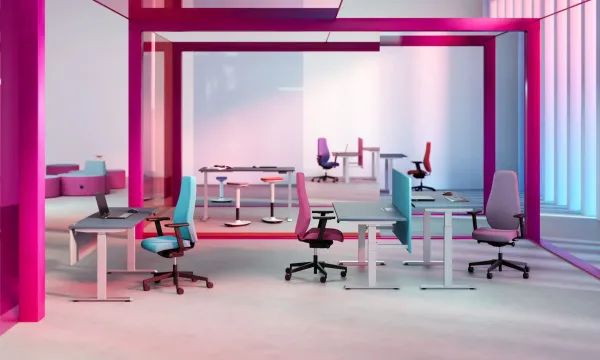 eUp Prime Schreibtisch T-LEG 2S - höhenverstellbar