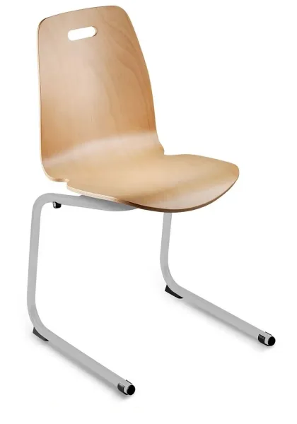 Holzschalenstuhl WS-CE-II-CFL Konferenzstuhl Kufe