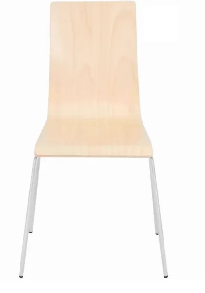 Holzschalenstuhl WS-CE-VII Konferenzstuhl 4 Fuß