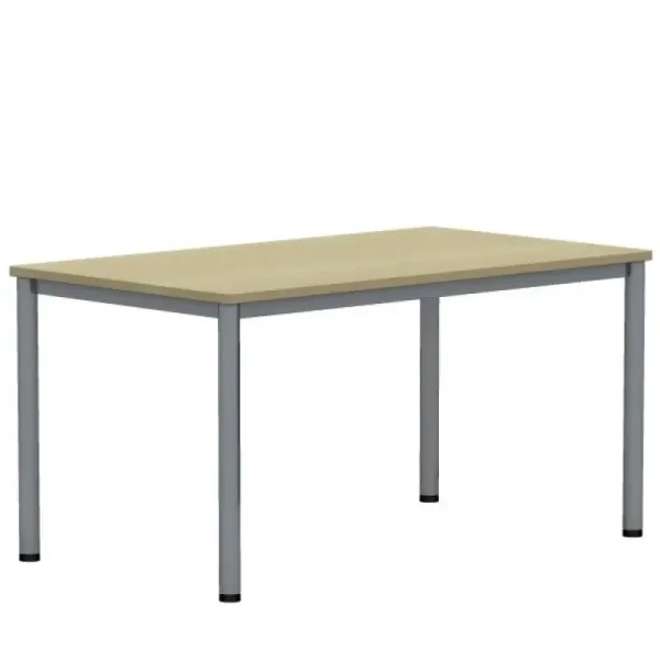 Konferenztischsystem 140x70cm mit Rundrohrgestell