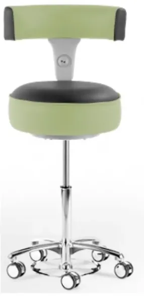 m1 comfort medizinischer arbeitsstuhl mit fusssteuerung.webp