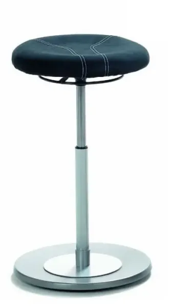 stehhilfe pendel hocker mit rundpolsterung edelstahl.webp