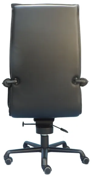 urania 151 schwarzer lederdrehstuhl chefsessel.webp