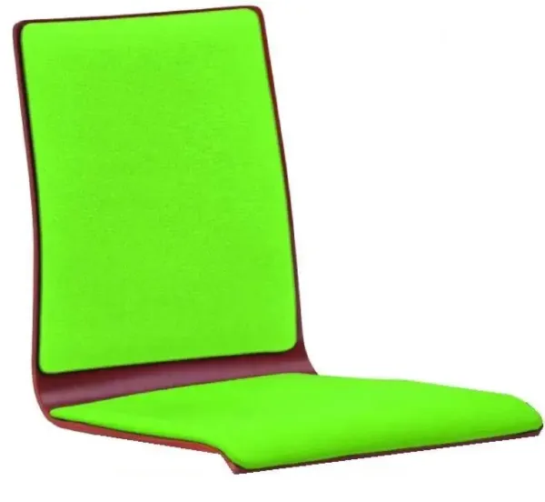 Vorlegepolster Sitz/Rücken - Holzschalenstuhl