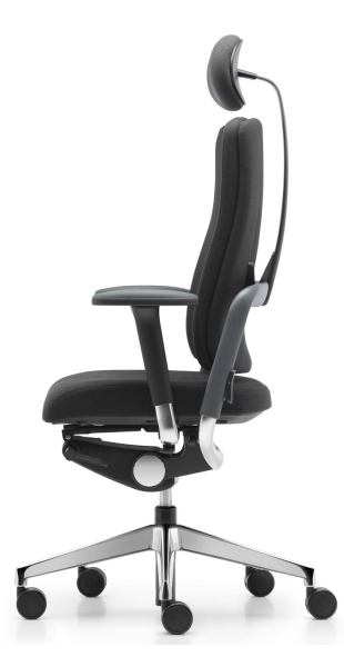 xenium comfort chefsessel in schwarzem leder