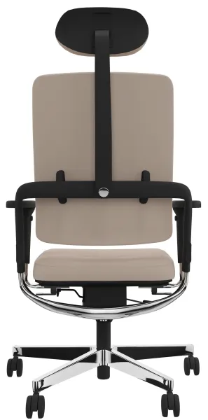 xenium drehstuhl uph freework 3d vollpolster in leder rueckenansicht.webp