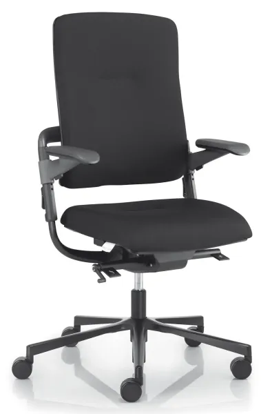 Xenium Bürodrehstuhl mit 2D Armlehne schwarz