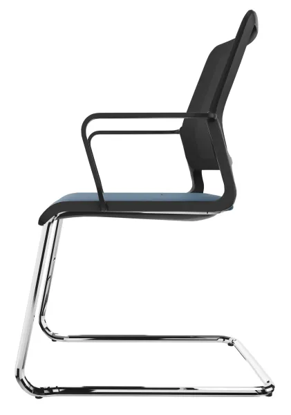 xilium besucherstuhl cf mesh freischwinger seitlich.webp