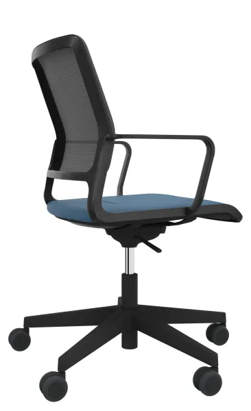 xilium konfrenzdrehstuhl mesh seitlich.webp