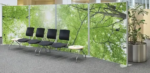 Akustikwand Sichtschutzwand Büro