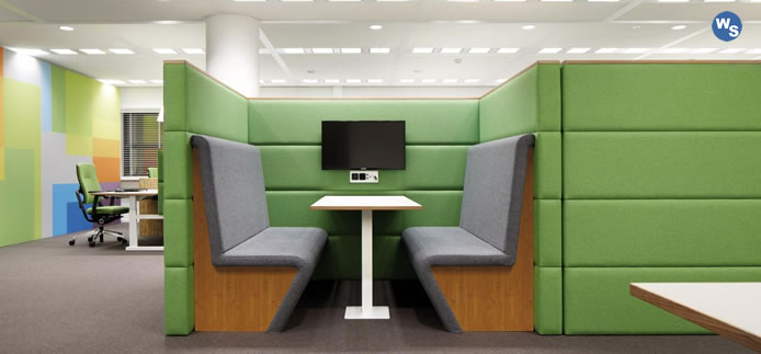 Konferenzmöbel System für offene Räume -  Büromöbel Sand