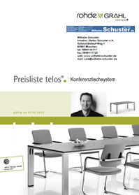 Telos Konfernztisch System Preisliste - Pdf