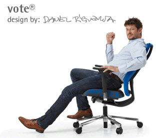 by Daniel Figueroa designed die Vote Bürostühle von Rohde-Grahl