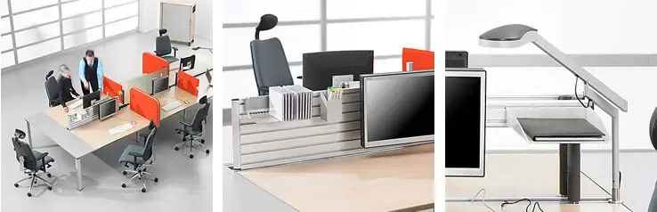 Bench-Working Büroarbeitsplatz Open Space