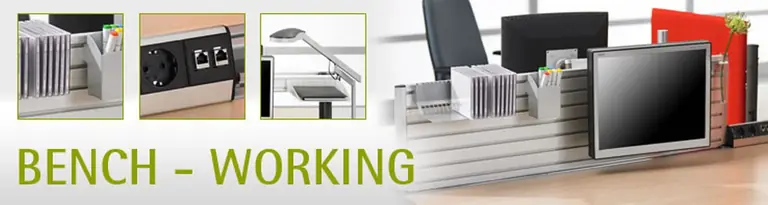 Bench-Working Schreibtisch – Büroarbeitsplatz für Teams