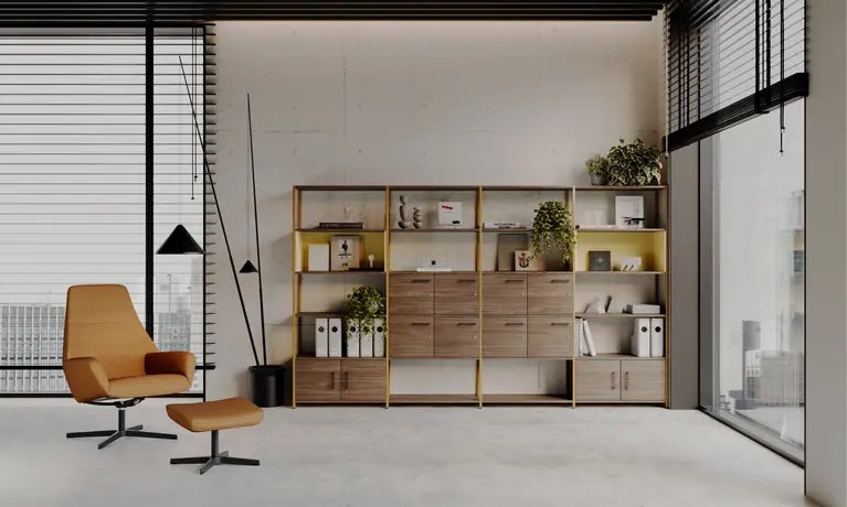 Aplo Schrankwand im Homeoffice