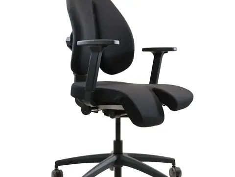 Arthrodesenstuhl – geteilte Sitzfläche, Detail-Ansicht