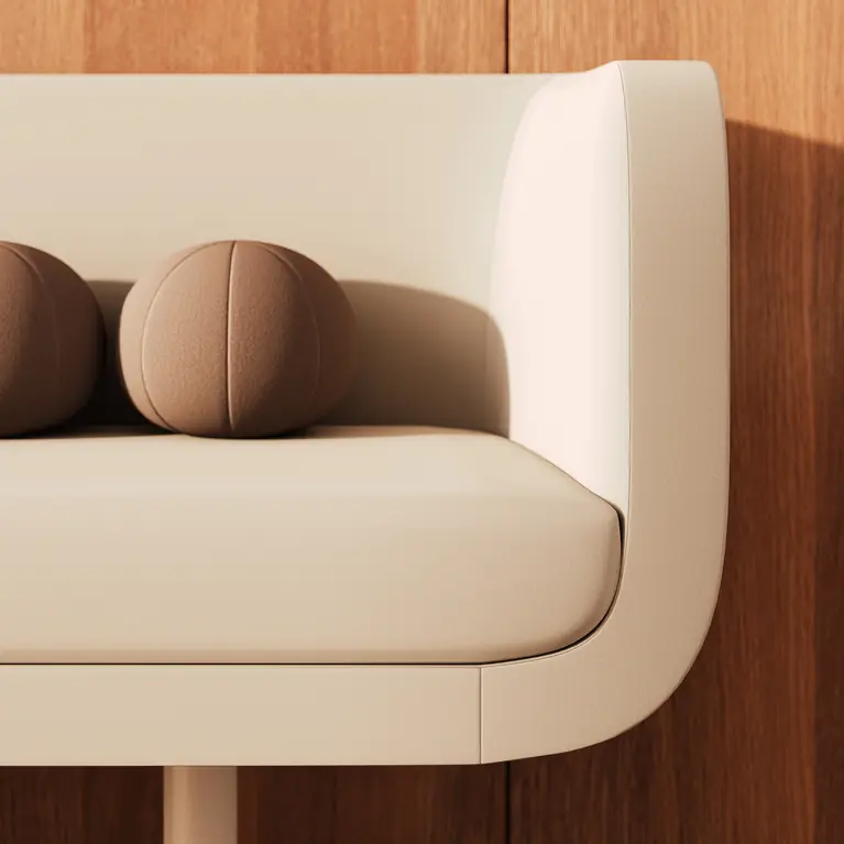 Bound Loungesessel Detailansicht Polsterung
