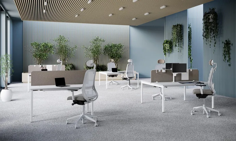bSpace Schreibtisch als Einzelarbeitsplatz
