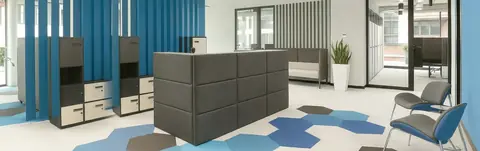 Empfangstheke Sand von Nowy Styl – Wilhelm-Schuster München