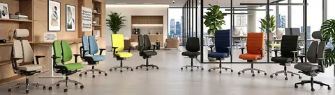 Orthopädische Bürodrehstühle bei Bandscheibenvorfall – Duo Back & Pending bei Wilhelm Schuster München
