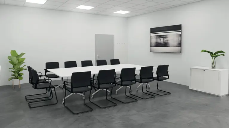 Convenio Tische im Meeting zusammengestellt