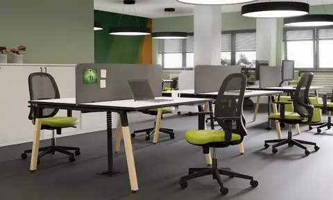 Eggy Bürodrehstuhl im Büro