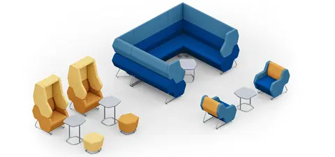 Hexa Loungem&ouml;bel &ndash; Sitzpoufs, Sessel und Sofas von Nowy Styl