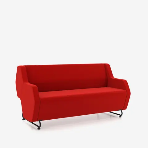 Hexa Sofa niedrig &ndash; 45 Grad Ansicht