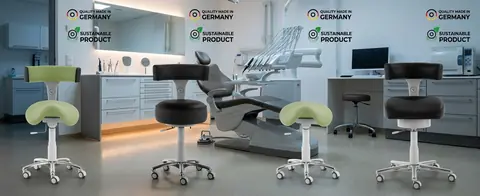 Pending Arbeitsstühle für Zahnärzte und Therapeuten