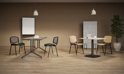 Iso Stühle im Lounge- und Besprechungsbereich