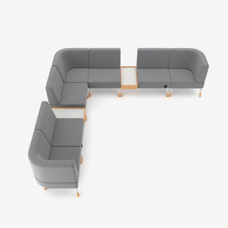 Tepee modulares Sitzsystem von Nowy Styl &ndash; Wilhelm-Schuster M&uuml;nchen