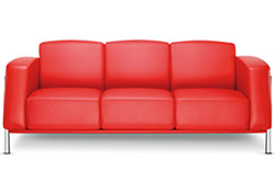 Classic Sofa als Dreisitzer