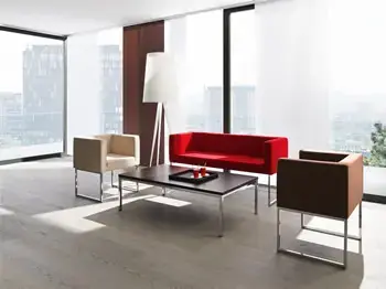 Dallas Loungesessel und Loungesofa in kubischer Form