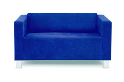 Studio Zweisitzer Sofa blau