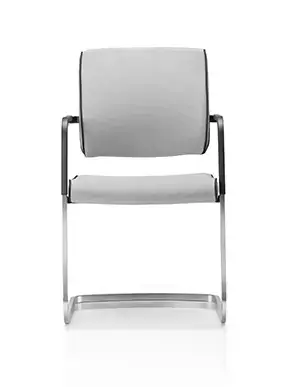 Mono Balance Besucherstuhl Frontansicht – technische Übersicht