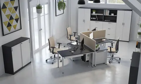 Navigo Bürodrehstühle im Büro Mesh und Polster