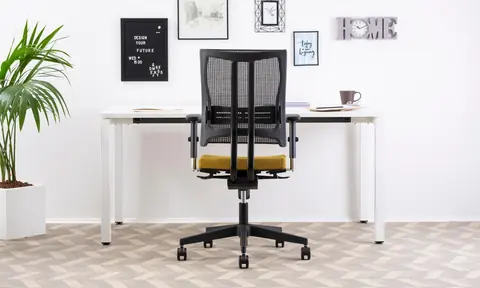 Net Motion Drehstuhl Home Office Rückansicht