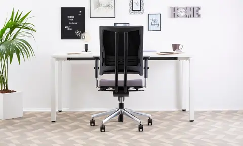 Net Motion Drehstuhl Home Office grau