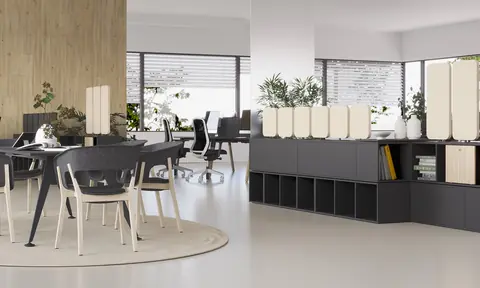 OXO Raumtrennung im Büro