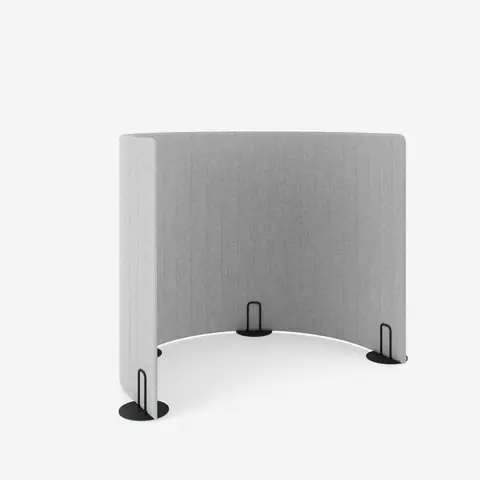 Privi Sichtschutzwand grau