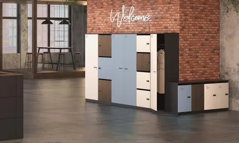 Puzlo Schließfachschränke von Nowy Styl