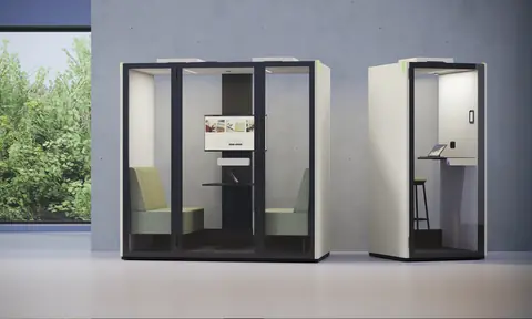 SPIX Akustik-Pods von Nowy Styl im Büro